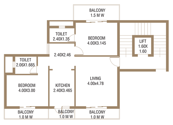 plan of flat