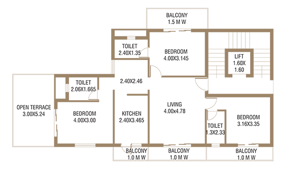 plan of flat
